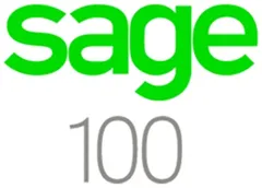 Sage 100-logo – understøttet økonomisystem
